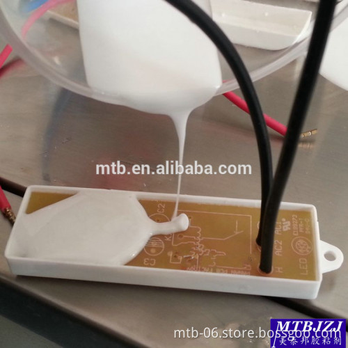 White Electronic Potting AB Adhesive Epoxy Resin Glue for Potting Electronic Components